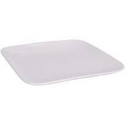 PLATO CUADRADO PORCELANA BLANCO 18CM Q81000050