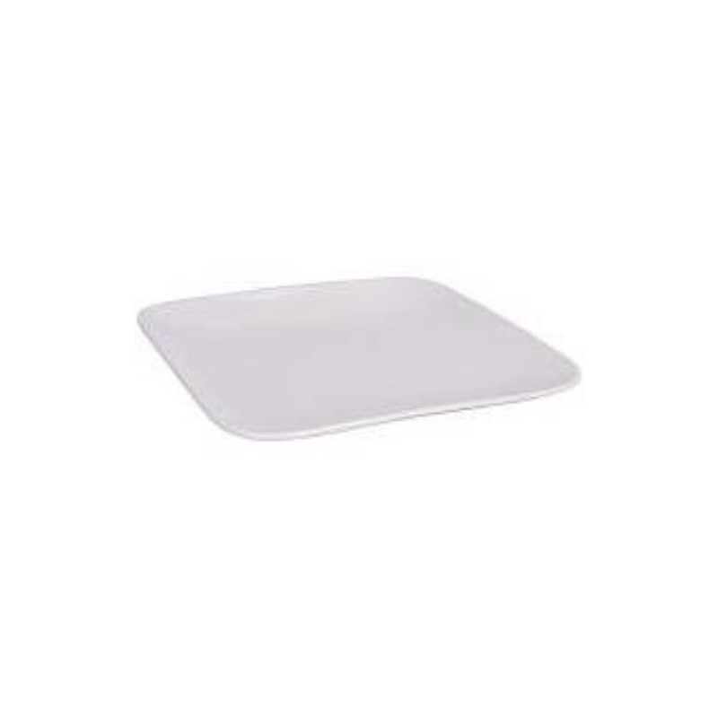 PLATO CUADRADO PORCELANA BLANCO 18CM Q81000050