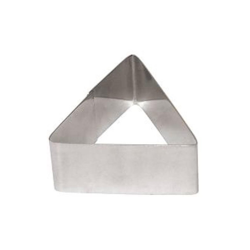 EMPLATADOR TRIANGULAR INOXIDABLE 8X4 CM. 2151 EMPLATADOR TRIANGULAR INOXIDABLE 8X4 CM. 2151