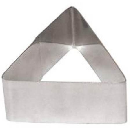 EMPLATADOR TRIANGULAR INOXIDABLE 8X4 CM. 2151 EMPLATADOR TRIANGULAR INOXIDABLE 8X4 CM. 2151
