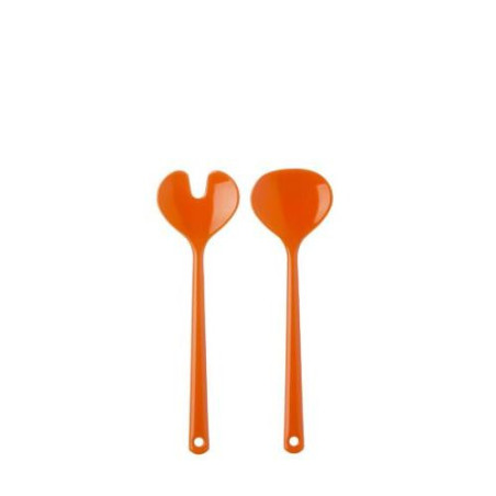 SET CUBIERTOS ENSALADA ORANGE