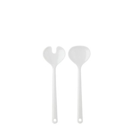 SET 2 PZS CUBIERTOS ENSALADA SYNTHESIS BLANCO