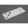 RELOJ MAGNETICO 66X25 BLANCO 0546-C1121W