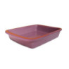BANDEJA BARRO RECT. 32X23.5 CM. LILA LAVANDA 35402