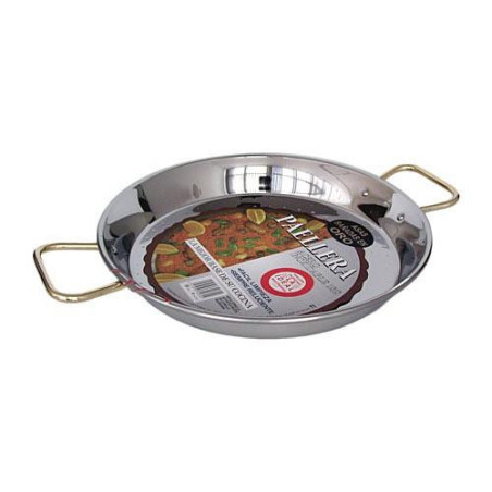PAELLA VALENCIANA INOXIDABLE LA IDEAL 42 CM.
