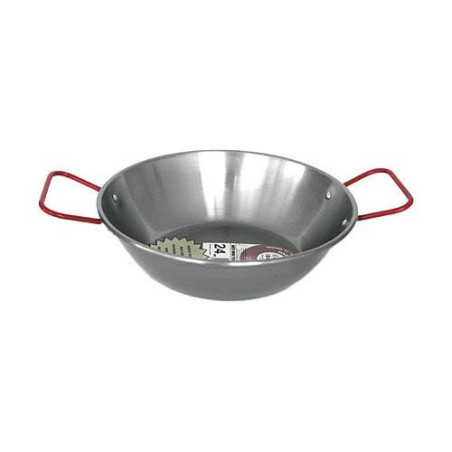 SARTEN PULIDA HONDA CON ASAS LA IDEAL 40 CM.