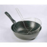 SARTEN ANTIADHESIVA CON CESTILLO 28 CM.