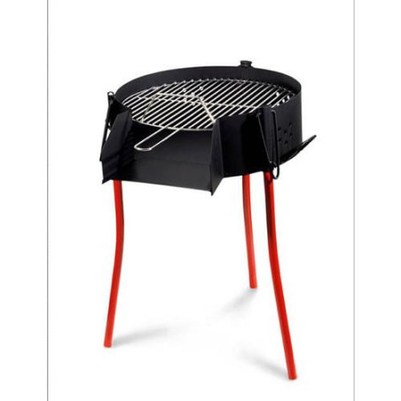 BARBACOA RUSTICA 60+PARRILLA RUEDA 41050