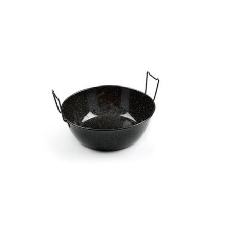 SARTEN ESMALTADA DOBLE HONDA CON ASAS 30CM. 20531