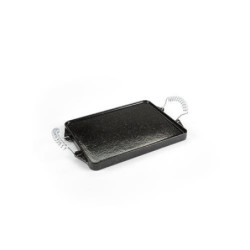 PLANCHA ASADO HIERRO FUNDIDO ESMALTADA 24X43 12024