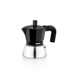 CAFETERA INDUCCION INOX NEGRA 6 TAZAS M863006
