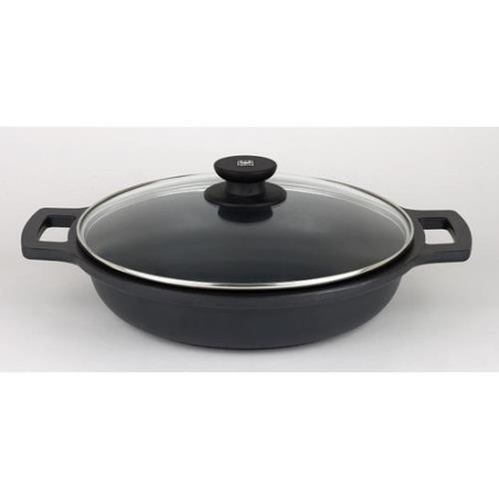 CACEROLA BAJA ALUMINIO FUNDIDO SIN TAPA 45 CM.