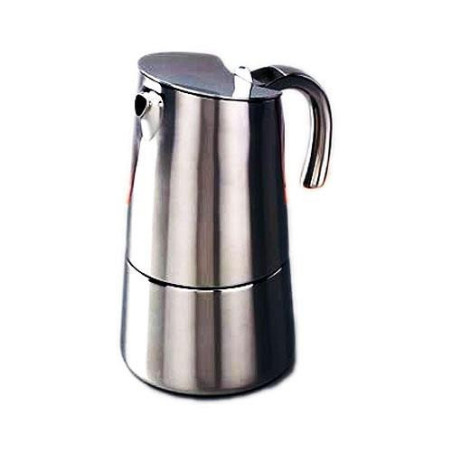 CAFETERA BELLA INOXIDABLE 6 TAZAS PARA TODO FUEGO