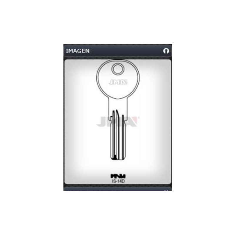 LLAVIN LATON SEGURIDAD IS-14D