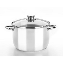 OLLA CON TAPA CRISTAL 24 CM. OPTIMA M453124