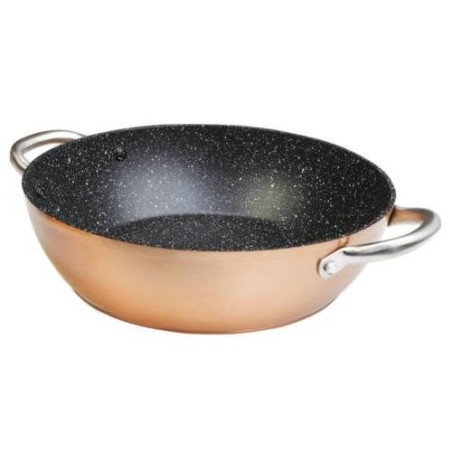 CAZUELA BAJA ALUMINIO FORJADO PROFESIONAL 28CM