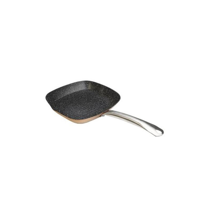 GRILL RAYAS ALUMINIO FORJADO PROFESIONAL 28CM.