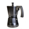 CAFETERA ALUMINIO INDUCCION NEGRA 12 TAZAS LUCCIA