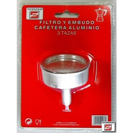 EMBUDO + FILTRO CAFETERA 3 TAZAS 1476