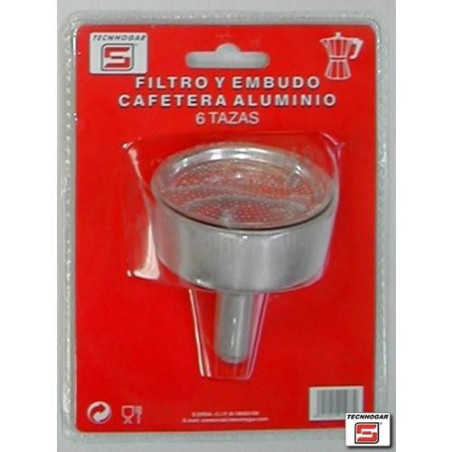 EMBUDO + FILTRO CAFETERA 6 TAZAS 1477