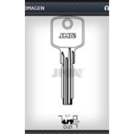 LLAVIN LATON SEGURIDAD CI-21