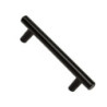 TIRADOR MUEBLE 96 ACERO PINTURA NEGRO MATE  65001N