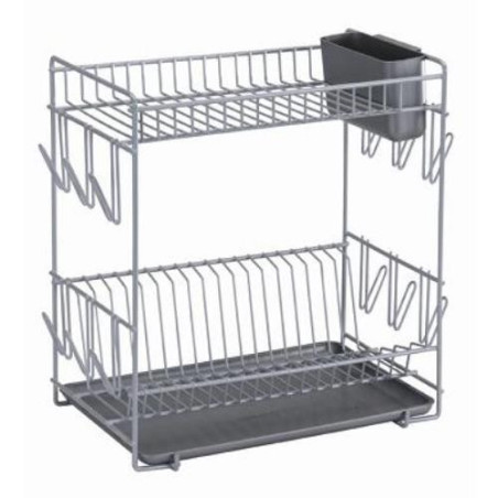 ESCURREPLATOS GRANDE GRIS 89010