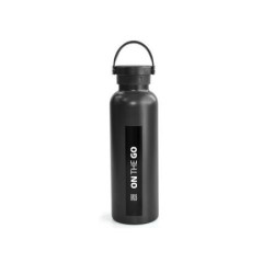 BOTELLA TERMO 750 ML NEGRA  INOX ON THE GO 9812-IN