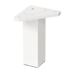 PATA CUADRADA ABS 40*120 MM BLANCO  50014BL