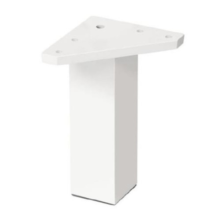 PATA CUADRADA ABS 40*120 MM BLANCO  50014BL