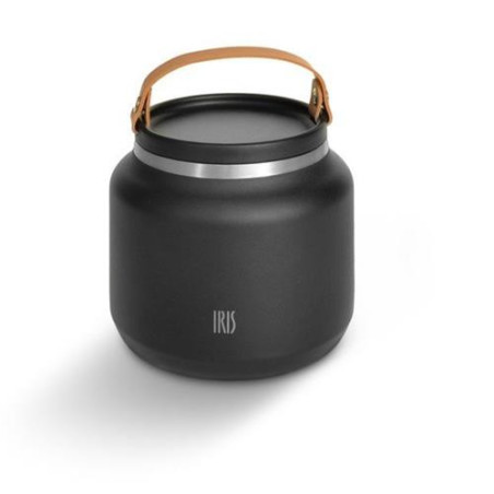 TERMO SOLIDO 700ML NEGRO CON ASA 8366-IN