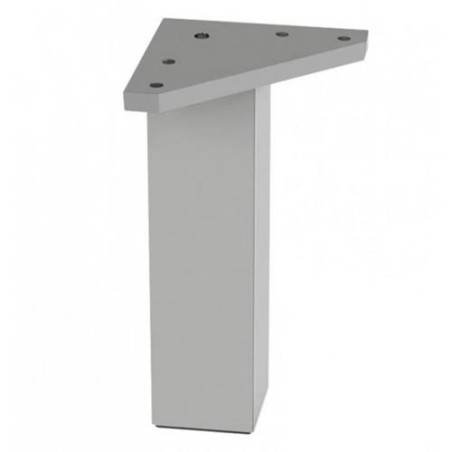 PATA CUADRADA ABS 40*150 MM ALUMINIO MATE  50015AL