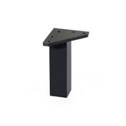 PATA CUADRADA ABS 40*150 MM NEGRO  50015NE
