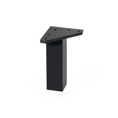 PATA CUADRADA ABS 40*150 MM NEGRO  50015NE