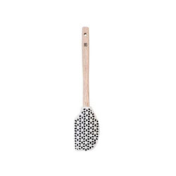 ESPATULA SILICONA C/ MANGO MADERA 30 CMS. BRISA