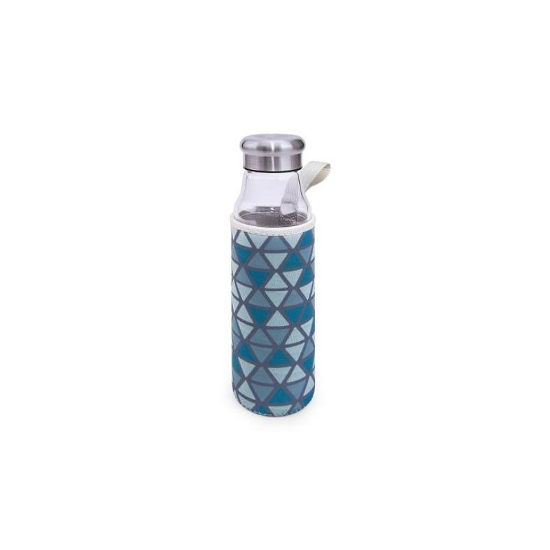 BOTELLA DE VIDRIO AZUL 550 MILILITROS 8207-VA