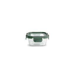 CONTENEDOR VIDRIO CUADRADO 320ML C/TAPA 8584-V