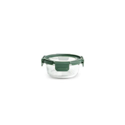 CONTENEDOR VIDRIO REDONDO 400ML C/TAPA 8587-V