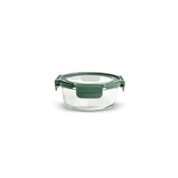 CONTENEDOR VIDRIO REDONDO 620ML C/TAPA 8588-V