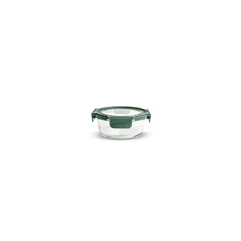 CONTENEDOR VIDRIO REDONDO 620ML C/TAPA 8588-V