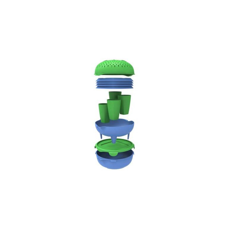 SET PICNIC PICK&GO AZUL Y VERDE CUI22 SET PICNIC PICK&GO AZUL Y VERDE CUI22