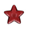 PLATO ESTRELLA 24 CM - COLOR ROJO