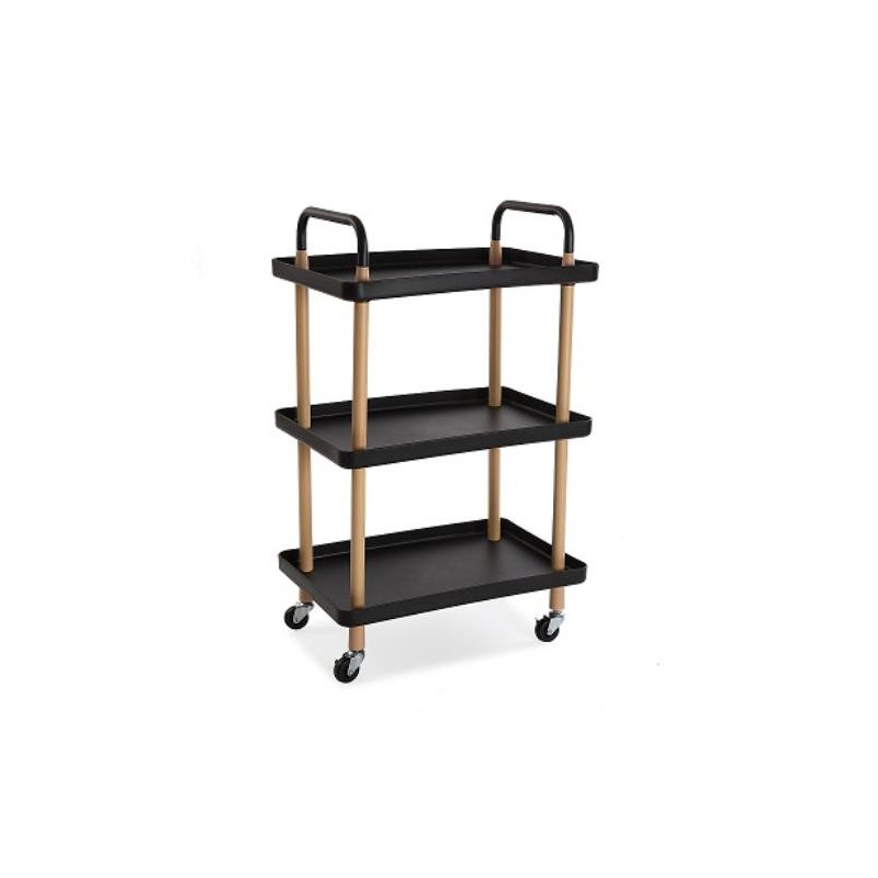 CARRO DE COCINA 3 BALDAS - BLACK