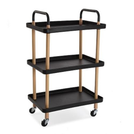 CARRO DE COCINA 3 BALDAS - BLACK
