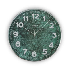 RELOJ ALUMINIO MARMOL VERDE 31 CM. 18560270