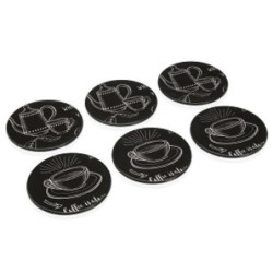 SET 6 POSAVASOS PIZARRA 19910211