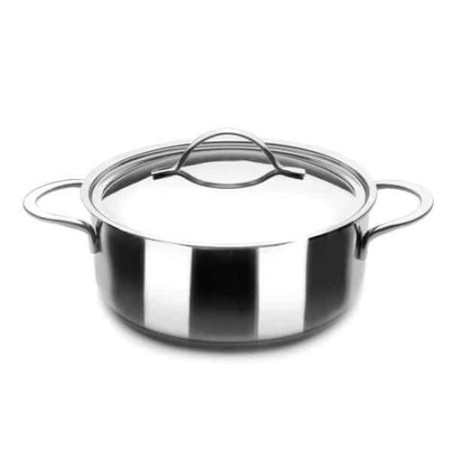 CACEROLA CON TAPA INOX NOAH 28 CM 605028