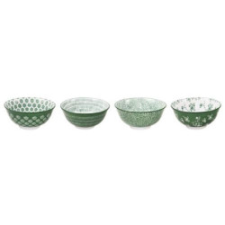 BOL PORCELANA SURTIDO L" VERDE 15CM 691902"