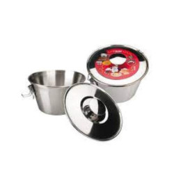 FLANERO CON TAPA INOX 20CM 651620