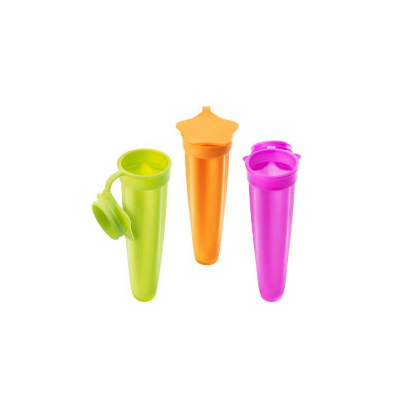 JUEGO DE 3 MOLDES SILICONA PARA POLOS ICE-POP